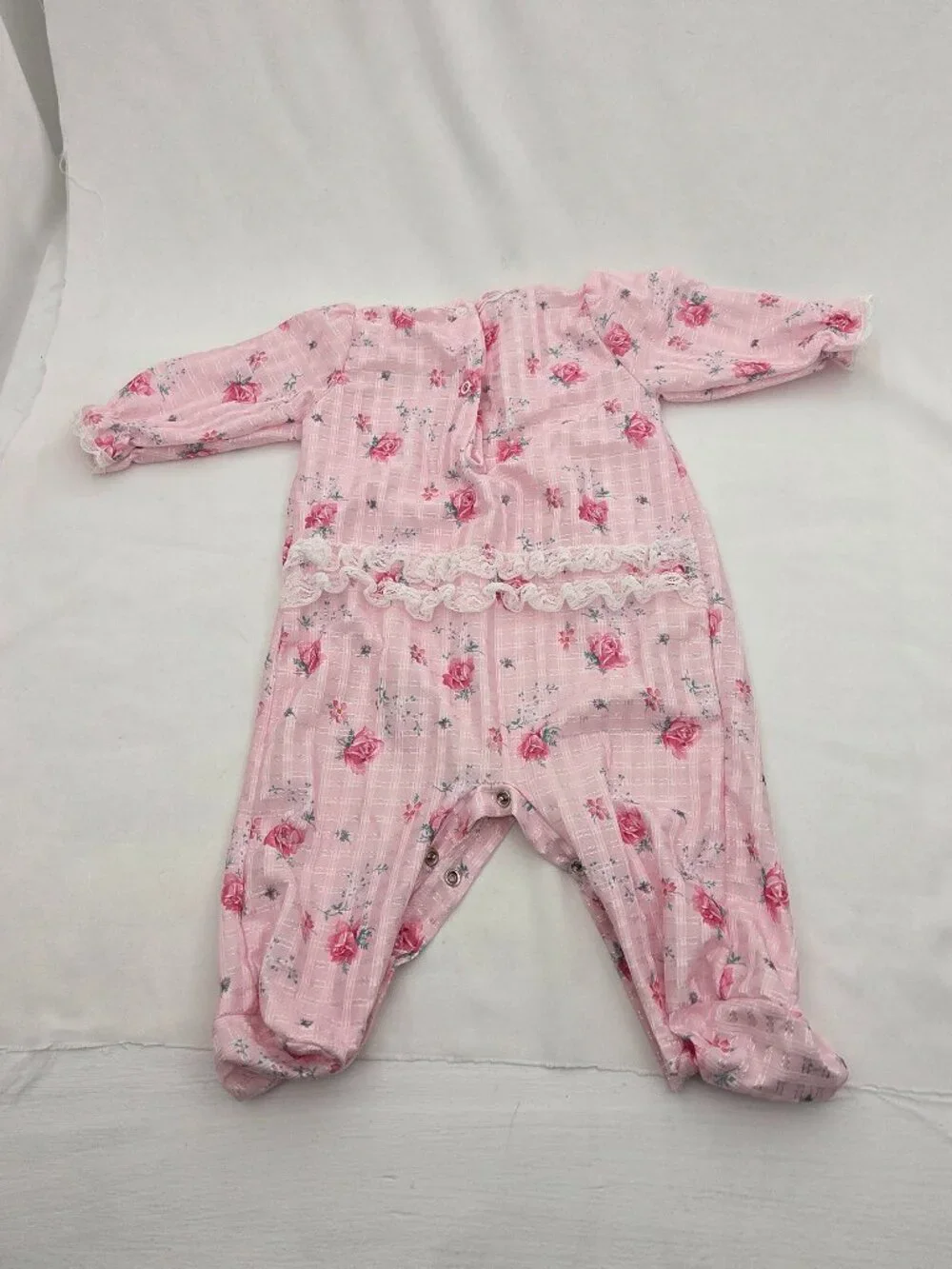 Baby Girl Sleep & Play Bundle - 4-Piece Lot with 90s Vintage Nightie! - Picture 3 of 16